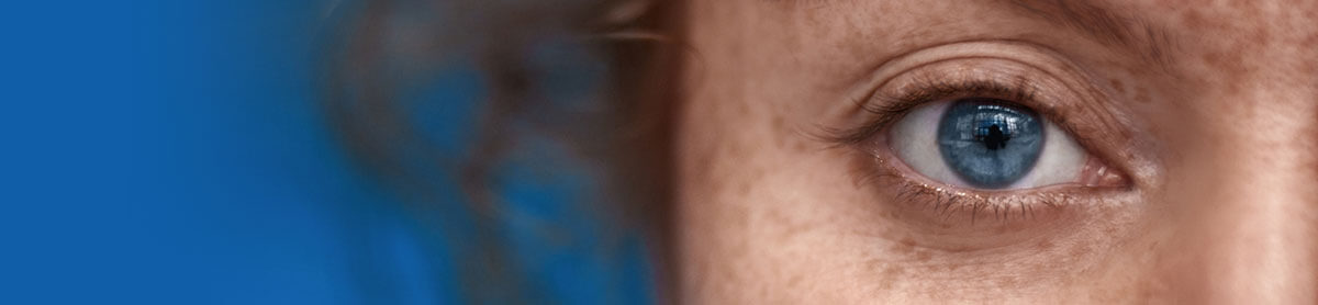 Close-up of a girl's eye