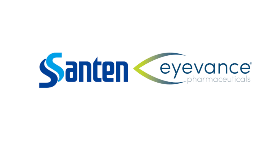Santen and Eyevance Pharmaceuticals logos